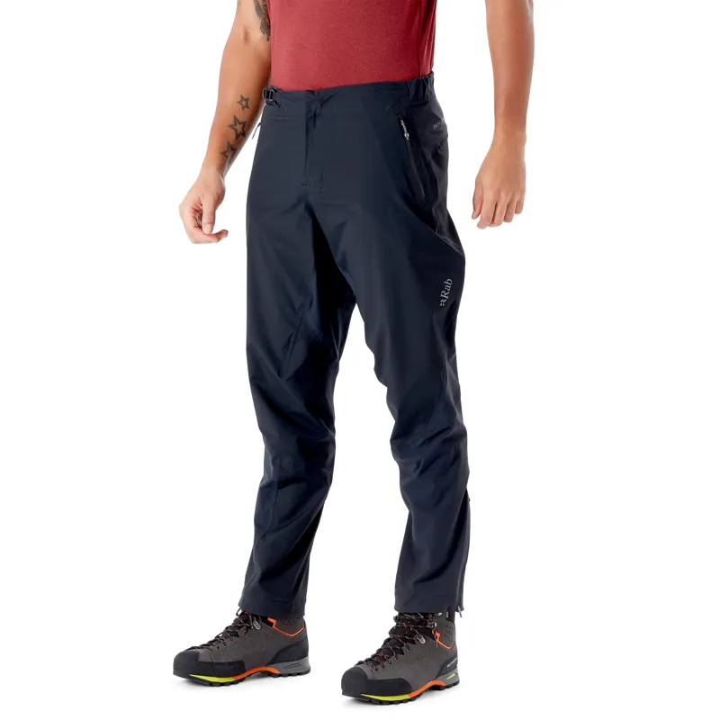 2023 Rab Kinetic Alpine 2.0 Pants Mens Softshell Trousers Long Black-1